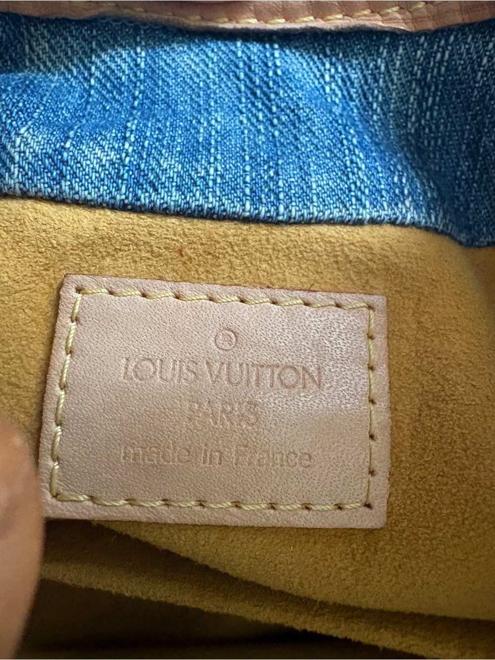vintage Louis Vuitton Monogram Denim Pleaty bag - Picture 10 of 13